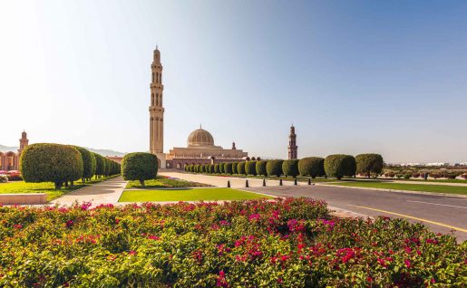 Mosquée du sultan Qaboos, Mascate, Oman