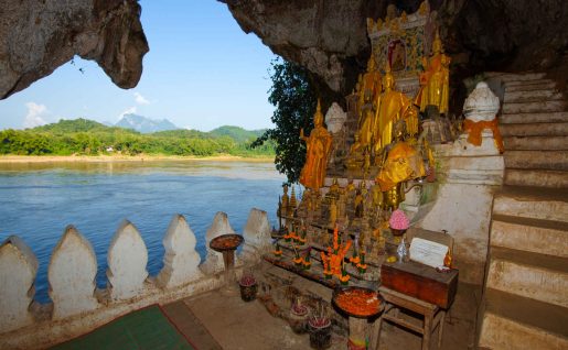 Bouddha, Grottes de Pak Ou, Mékong, Laos